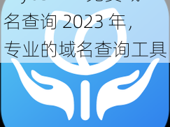 my63777 免费域名查询 2023 年，专业的域名查询工具