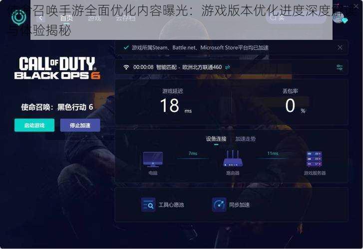 使命召唤手游全面优化内容曝光：游戏版本优化进度深度解读与体验揭秘