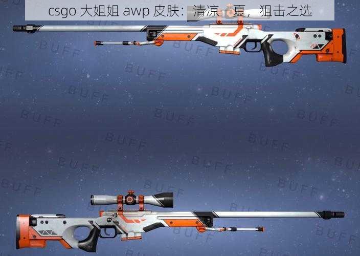 csgo 大姐姐 awp 皮肤：清凉一夏，狙击之选