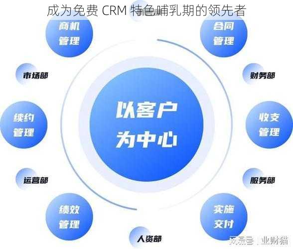 成为免费 CRM 特色哺乳期的领先者