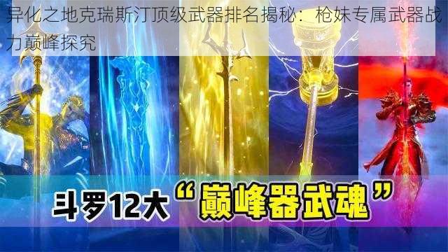 异化之地克瑞斯汀顶级武器排名揭秘：枪妹专属武器战力巅峰探究