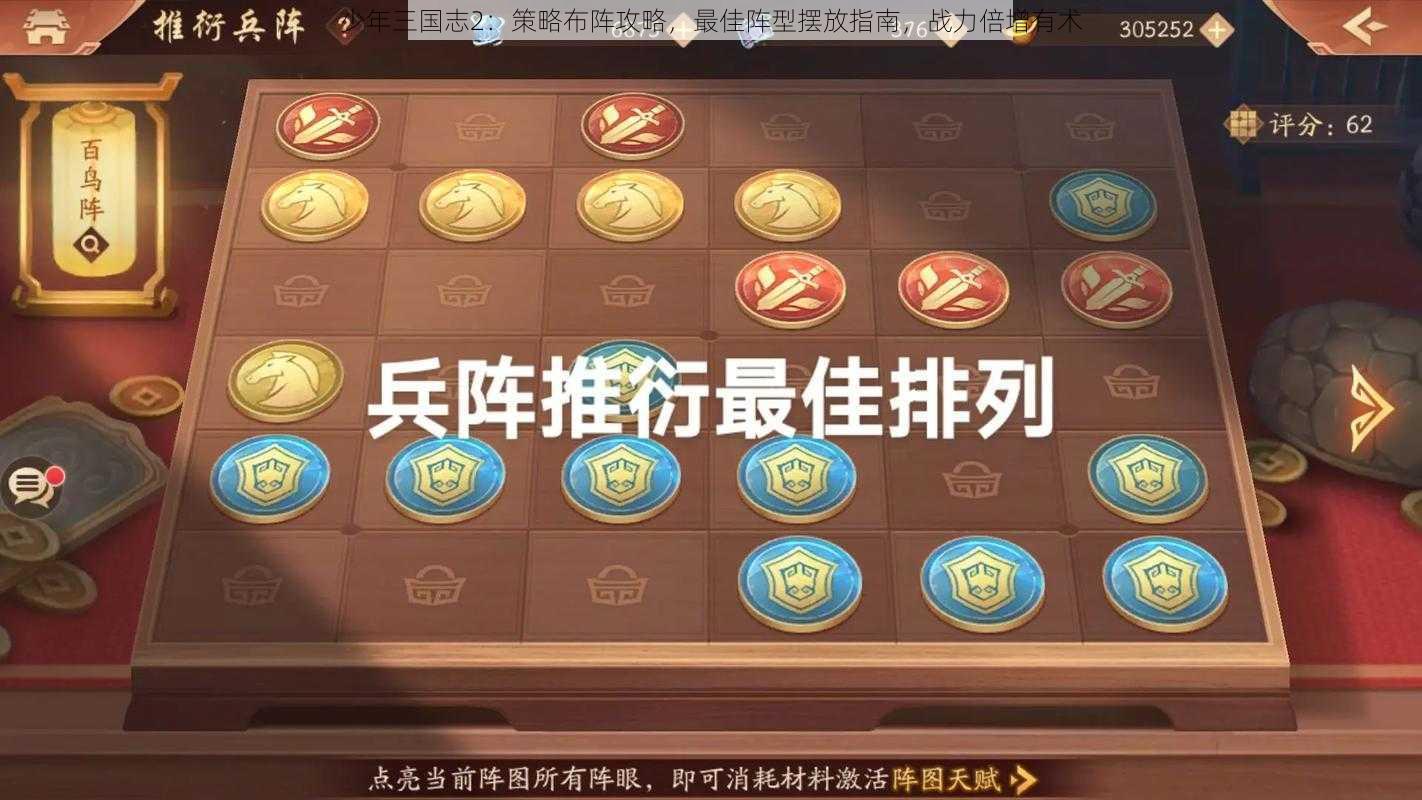 少年三国志2：策略布阵攻略，最佳阵型摆放指南，战力倍增有术