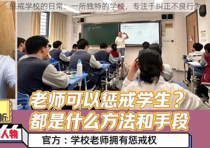 惩戒学校的日常：一所独特的学校，专注于纠正不良行为