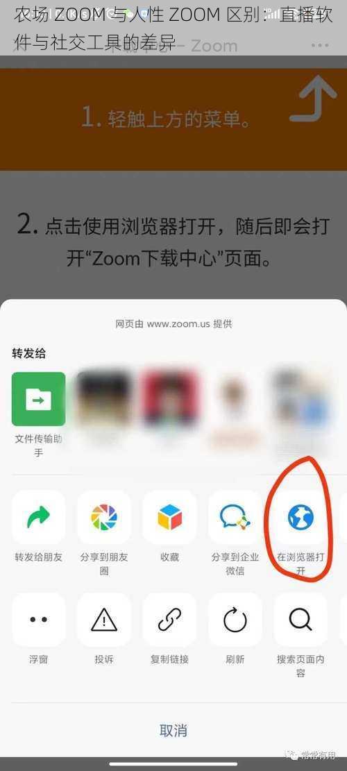 农场 ZOOM 与人性 ZOOM 区别：直播软件与社交工具的差异