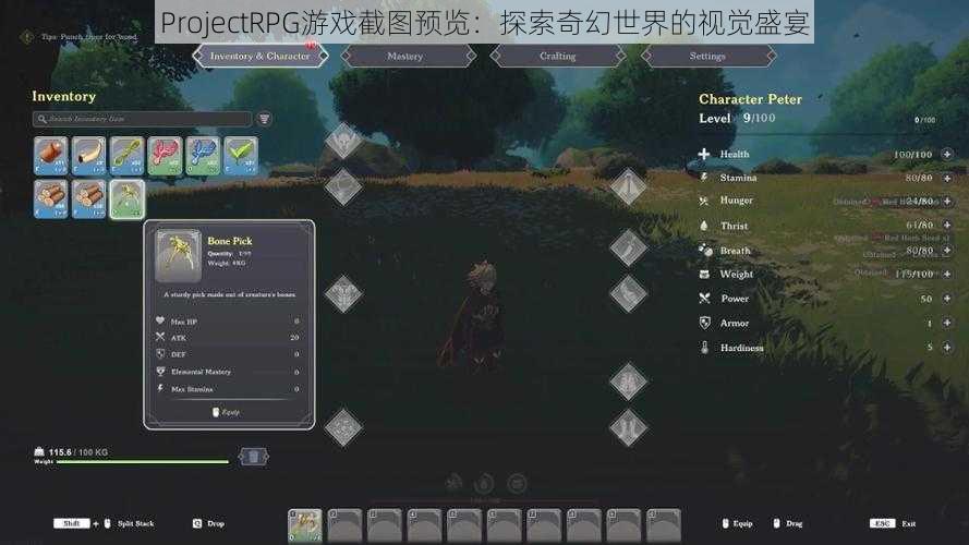 ProjectRPG游戏截图预览：探索奇幻世界的视觉盛宴