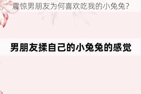 震惊男朋友为何喜欢吃我的小兔兔？